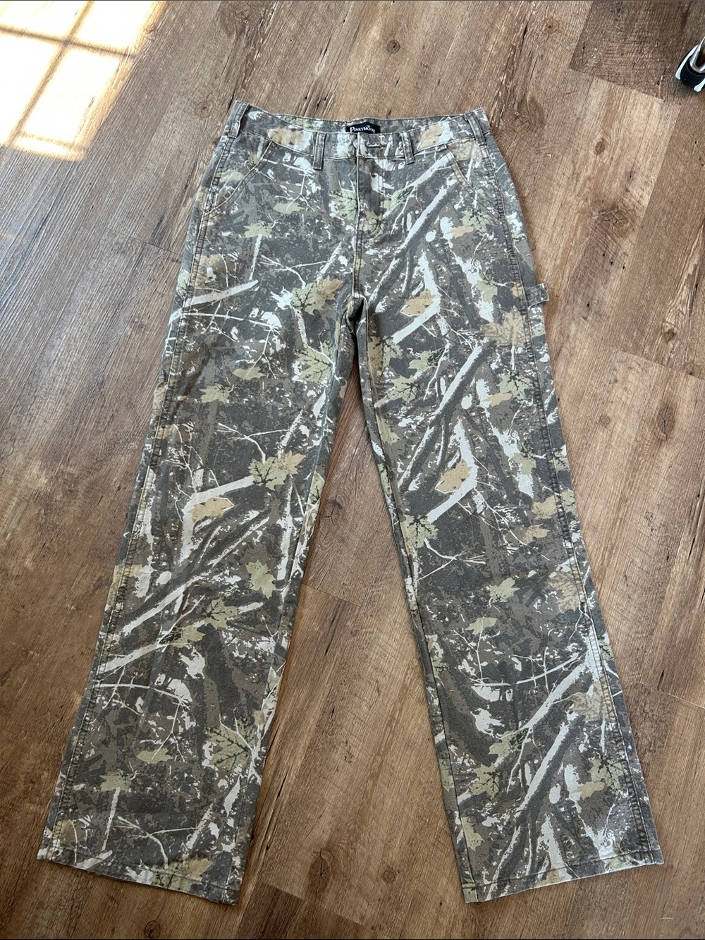 Women’s Camouflage Cargo Pants - Green/Tan
